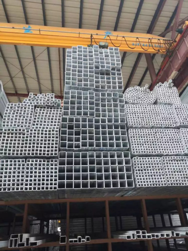 平山Q235B热镀锌方矩管
